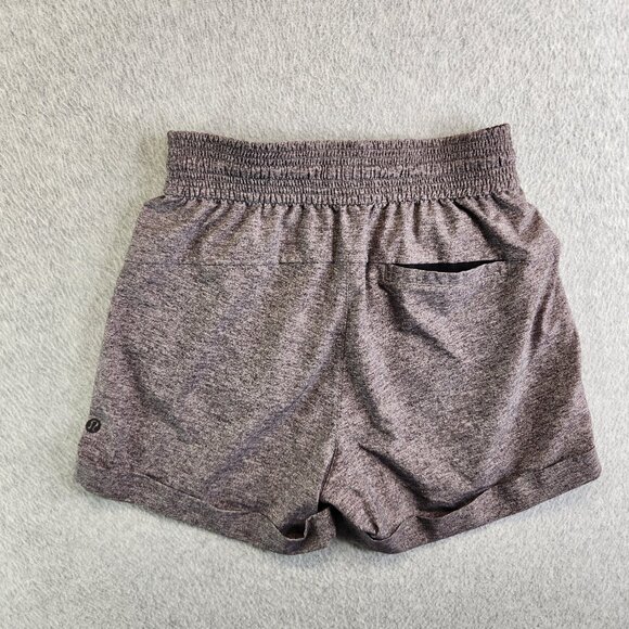 Lululemon Shorts Womens 2 Spring Break Away II Heather Lux Multi Black Cuffed - Picture 3 of 12